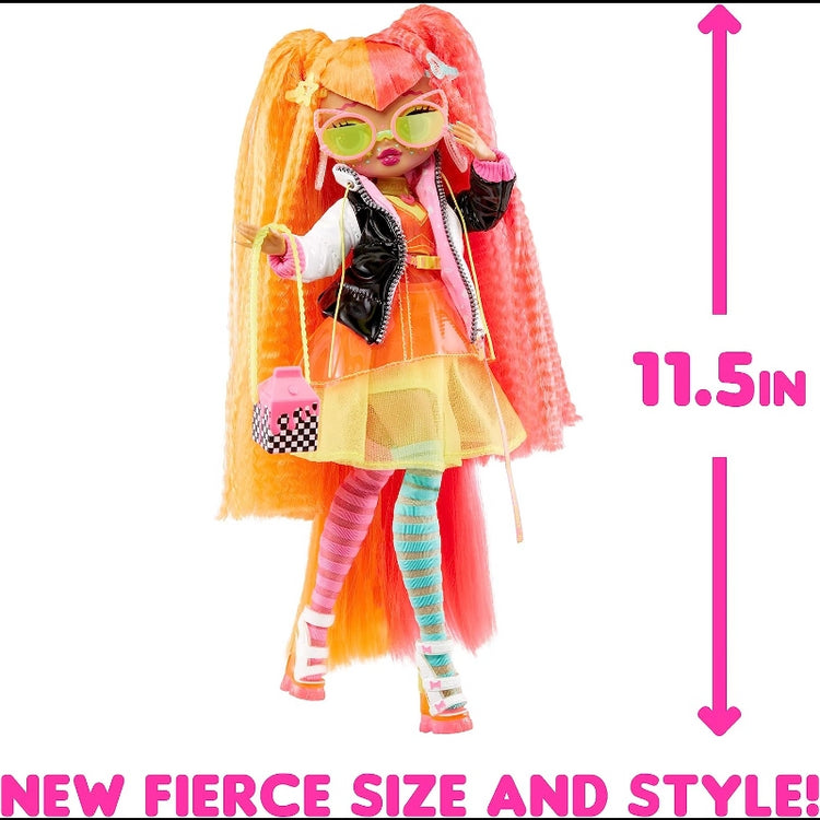 L.O.L. Surprise 707 O.M.G Fierce Dolls- Neonlicious