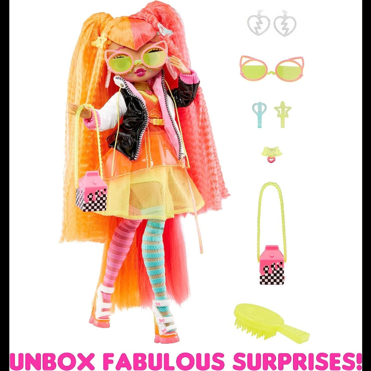 L.O.L. Surprise 707 O.M.G Fierce Dolls- Neonlicious