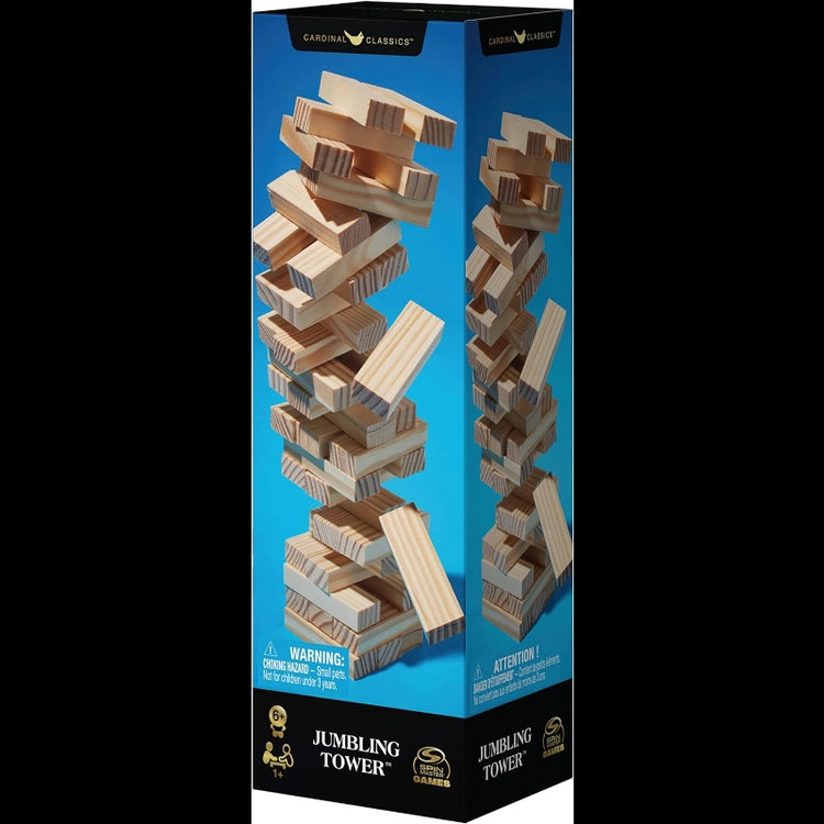 Game Jumbling Towers Wood in Shoe Box