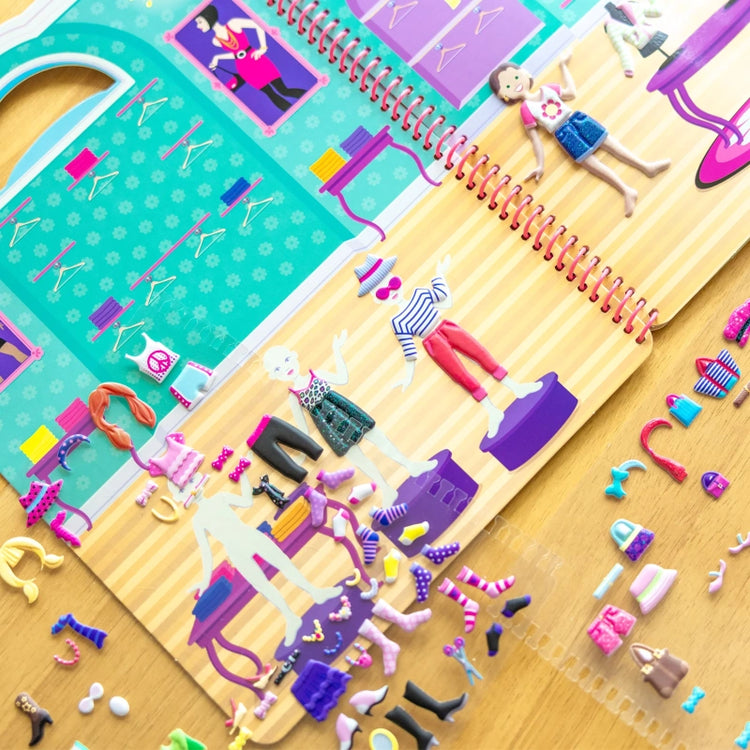 Puffy Sticker Activity Book -Day of Glamour