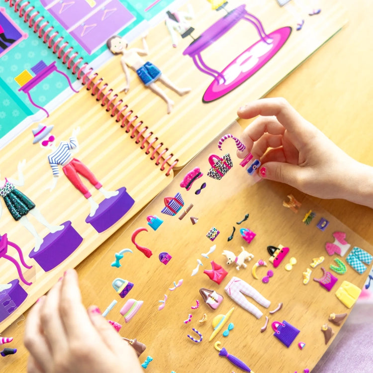 Puffy Sticker Activity Book -Day of Glamour