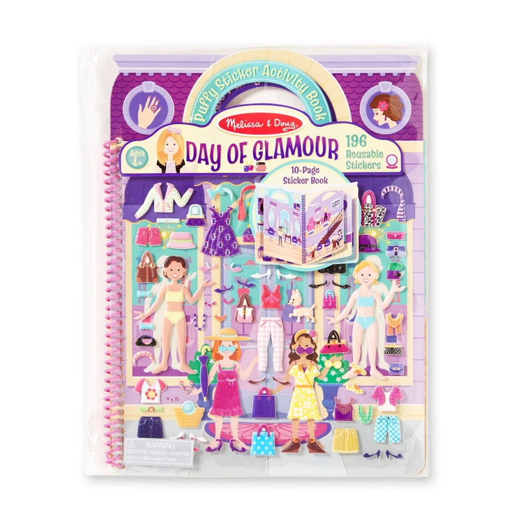 Puffy Sticker Activity Book -Day of Glamour