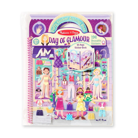 Puffy Sticker Activity Book -Day of Glamour