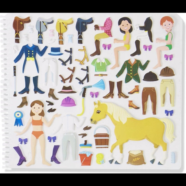 Puffy Sticker Activity Book -Day of Glamour