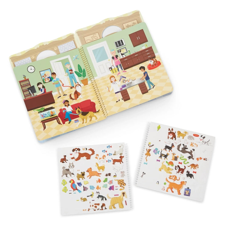 Puffy Sticker Activity Book- Pets Place