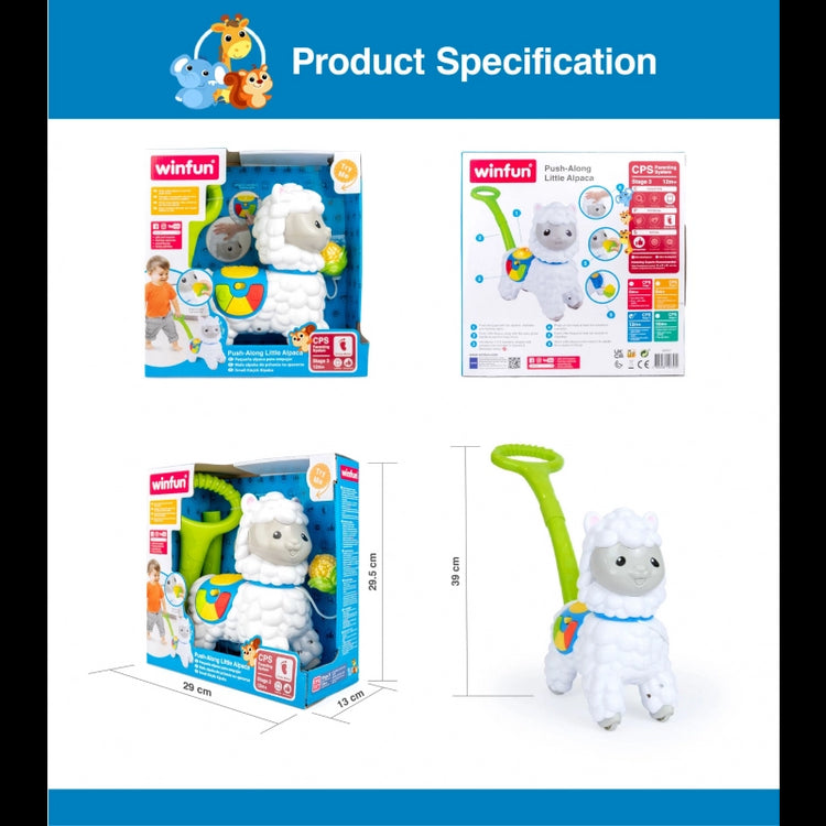 Push-Along Little Alpaca