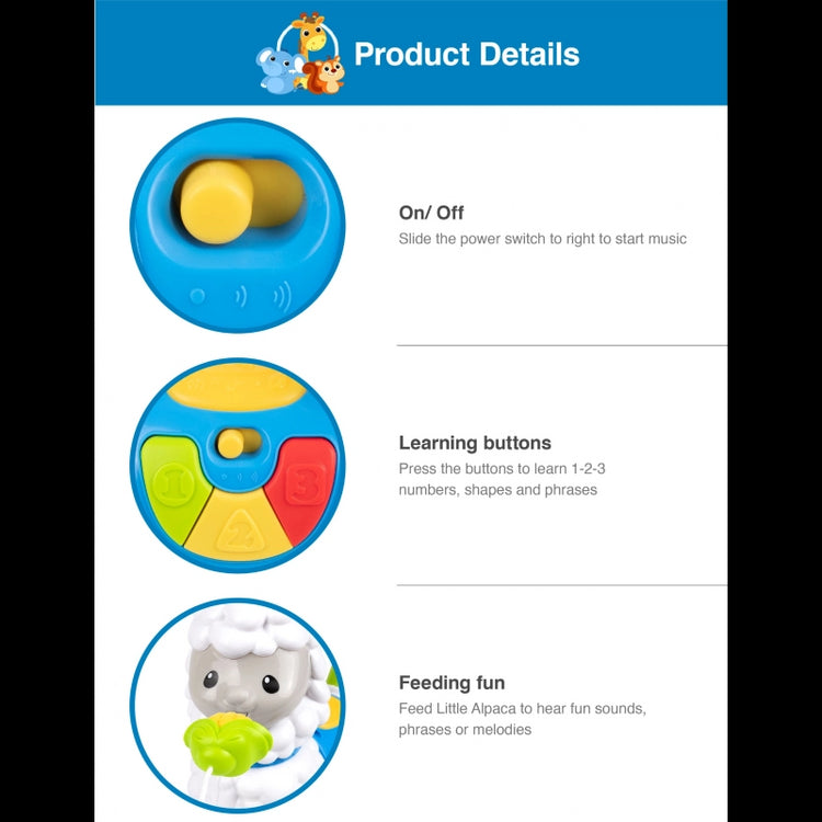 Push-Along Little Alpaca