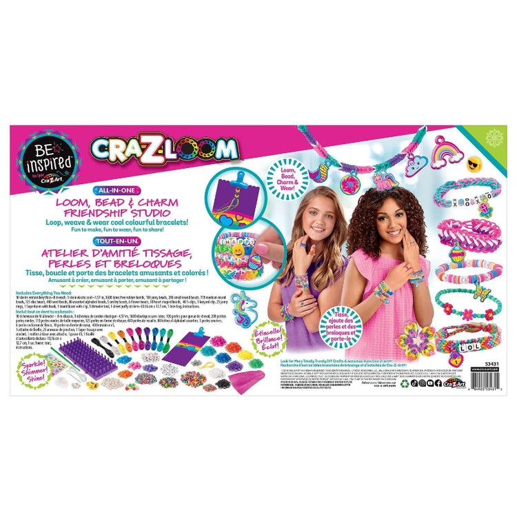 Cra-Z-Loom All-in-One Loom Bead & Charm Friendship Studio