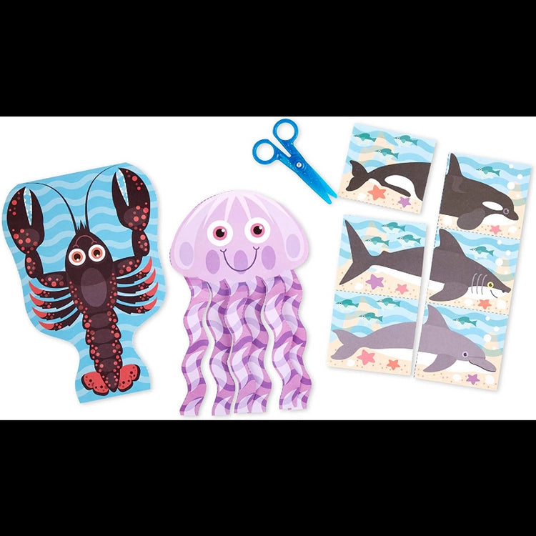 Sea Life Scissor Skills Activity Pad