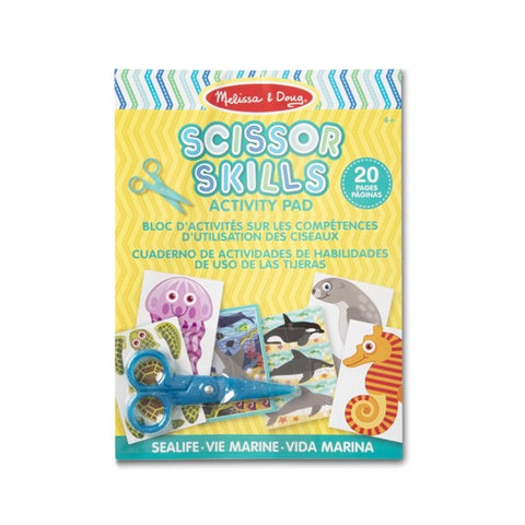 Sea Life Scissor Skills Activity Pad