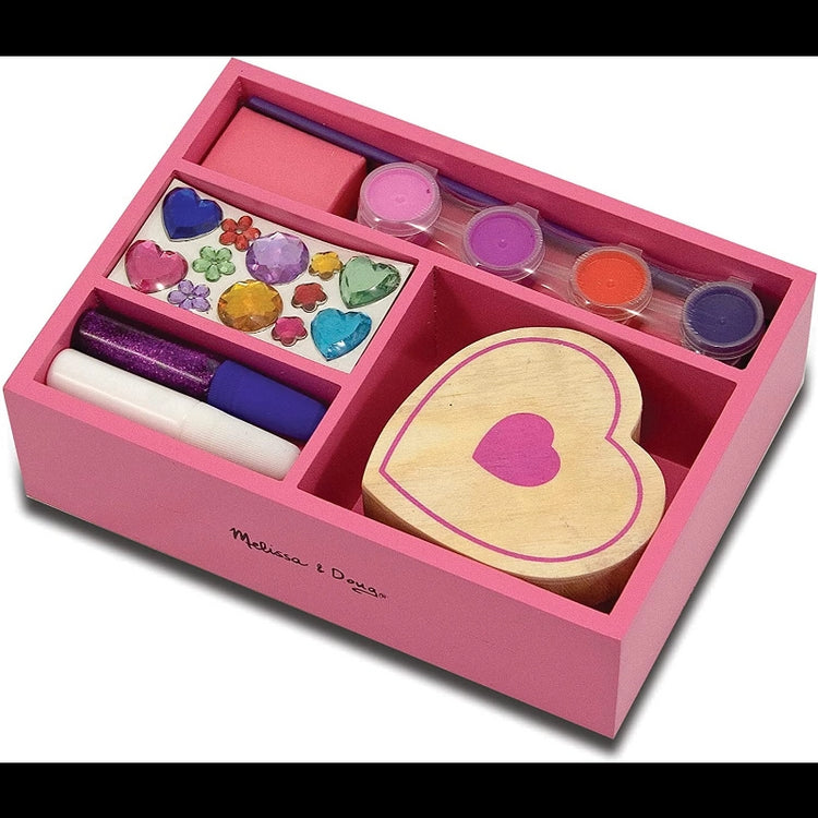 Decorate-Your-Own Wooden Heart Box