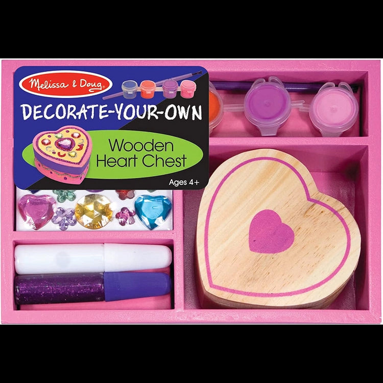 Decorate-Your-Own Wooden Heart Box