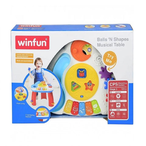 Balls 'N Shapes Musical Table