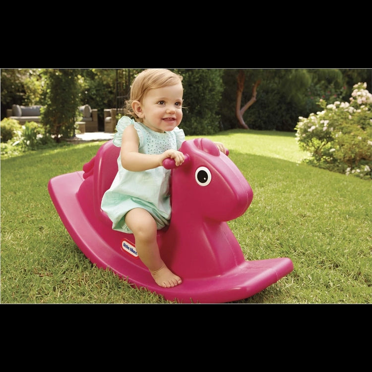 Little Tikes Rocking Horse-Magenta Single