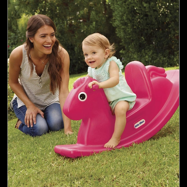 Little Tikes Rocking Horse-Magenta Single