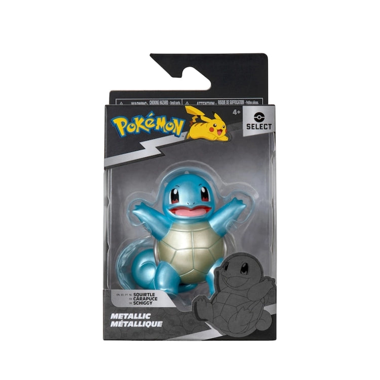 Pokemon - Select True Color Metallic 3" Battle Figure Squirtle