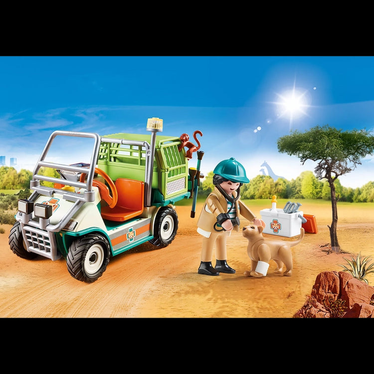 Zoo Vet with Medical Cart- 65 Pcs