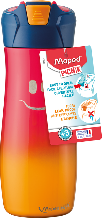 CONCEPT KIDS FIGURATIVE WATER BOTTLE 580ML RED