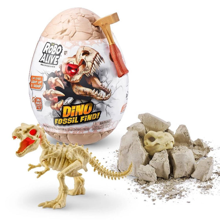 Robo Alive Dino Fossil Find Surprise Egg Series 1