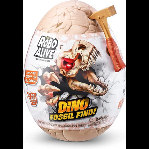 Robo Alive Dino Fossil Find Surprise Egg Series 1