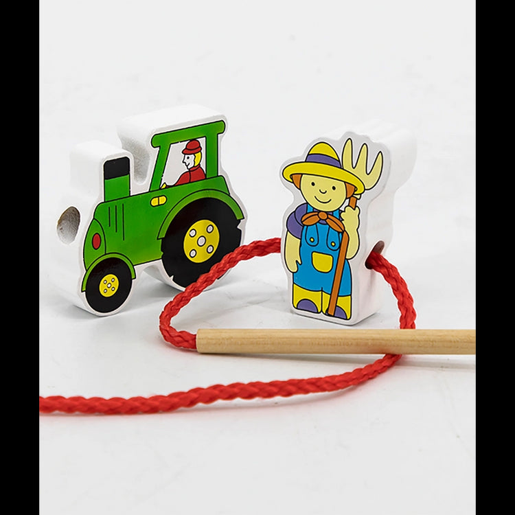 Lacing Blocks- Farm
