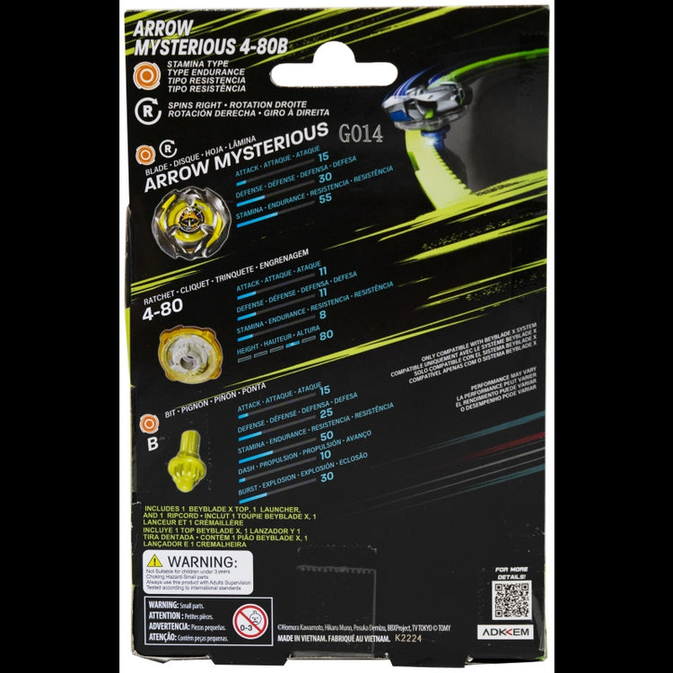 Beyblade X Arrow Mysterious 4-80B