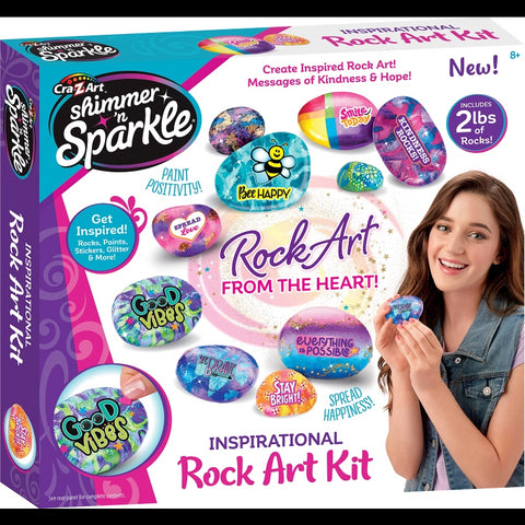 Shimmer ‘n Sparkle Inspirational Rock Art