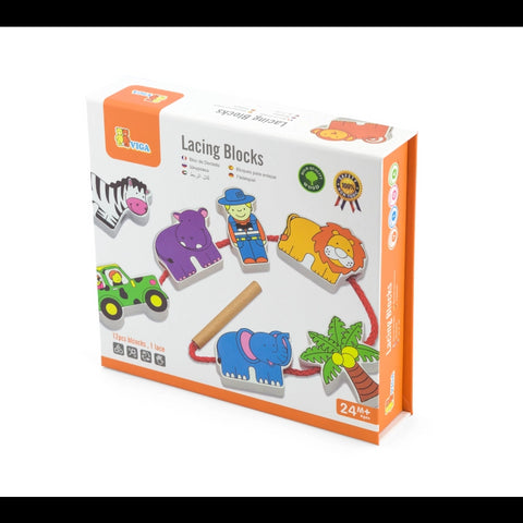 Lacing Blocks- Zoo