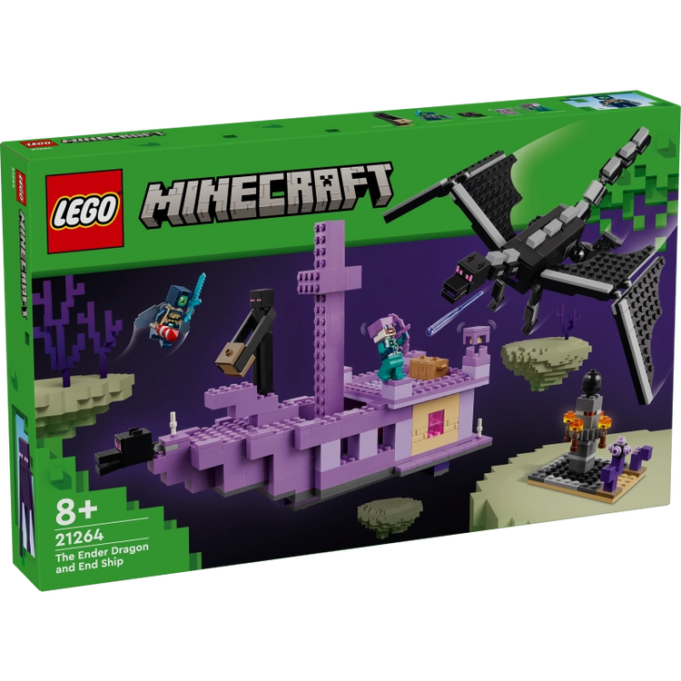 The Ender Dragon and End Ship- 657 Pcs