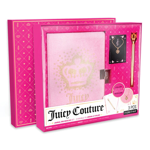 Juicy Couture Journal And Necklace Set