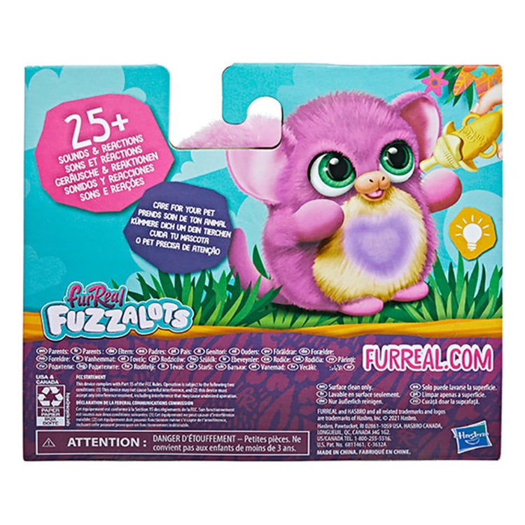FurReal Fuzzalots Monkey Color-Change Interactive Feeding Toy