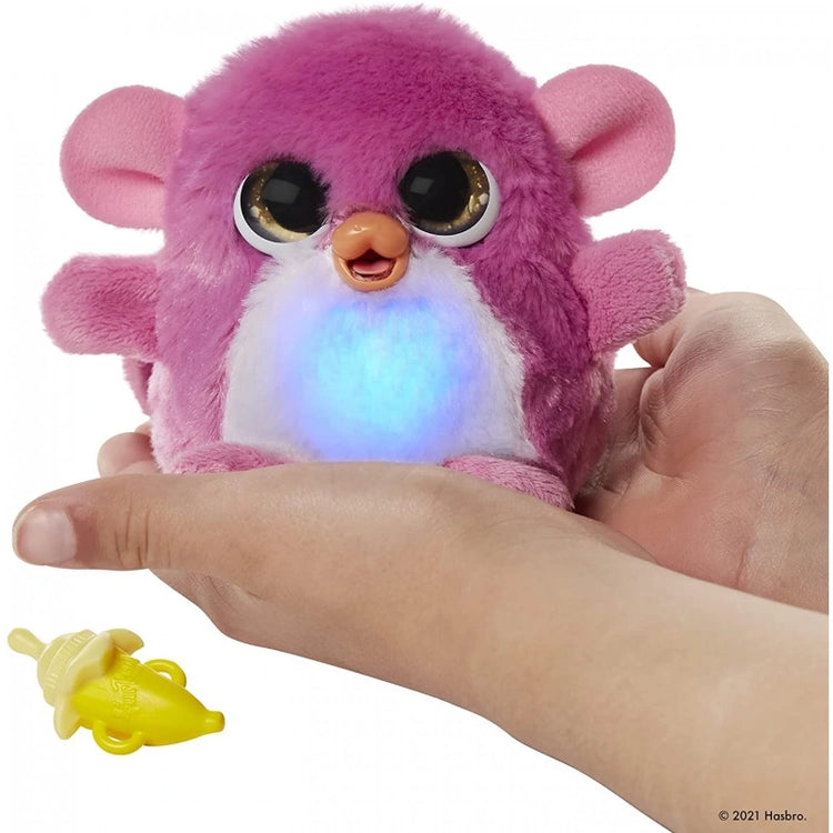FurReal Fuzzalots Monkey Color-Change Interactive Feeding Toy
