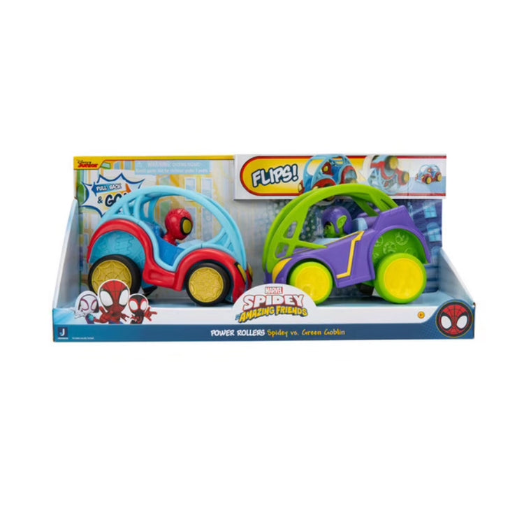 Spidey Amazing Friends Power Rollers Versus 2 Pack (Spidey Vs. Green Goblin)