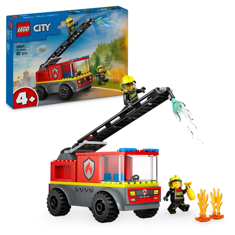 Fire Ladder Truck- 82 Pcs