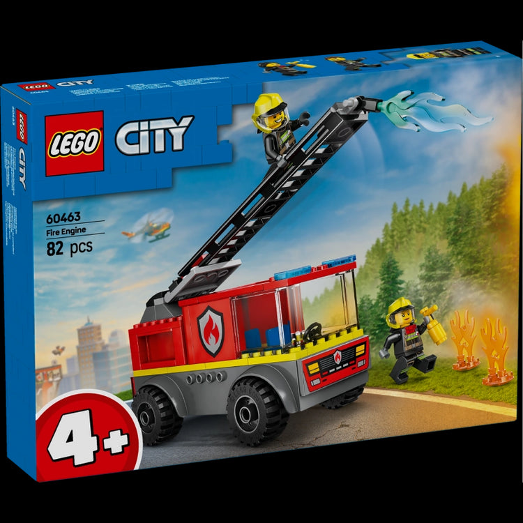 Fire Ladder Truck- 82 Pcs