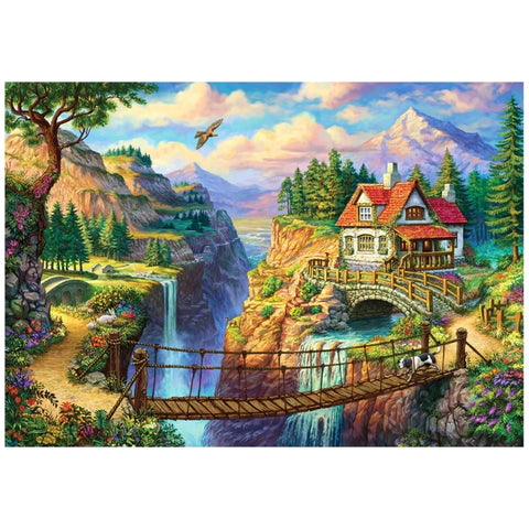 House on the Cliff Puzzle- 500 Pcs