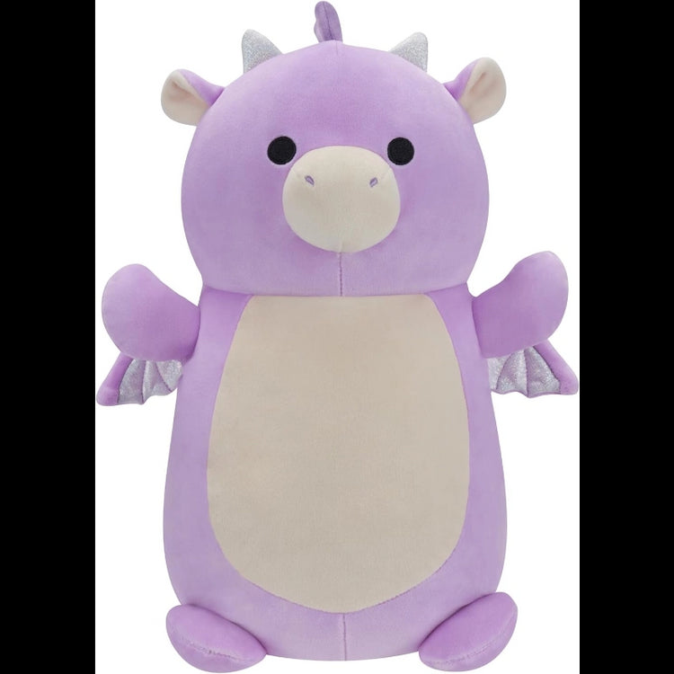 Squishmallows- Large Plush 14" HugMees Dina the Dragon