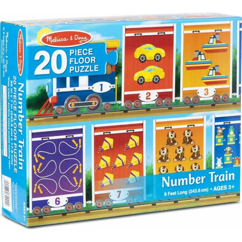 Number Train Floor Puzzle- 20 Pieces
