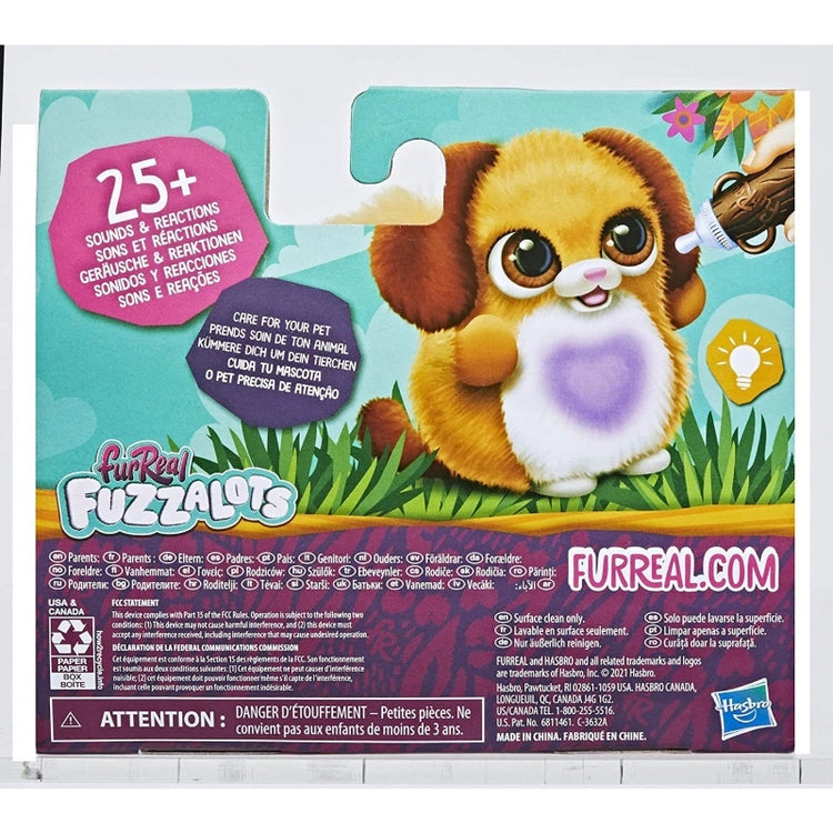 FurReal Fuzzalots Color-Change Interactive Feeding Toy- Puppy