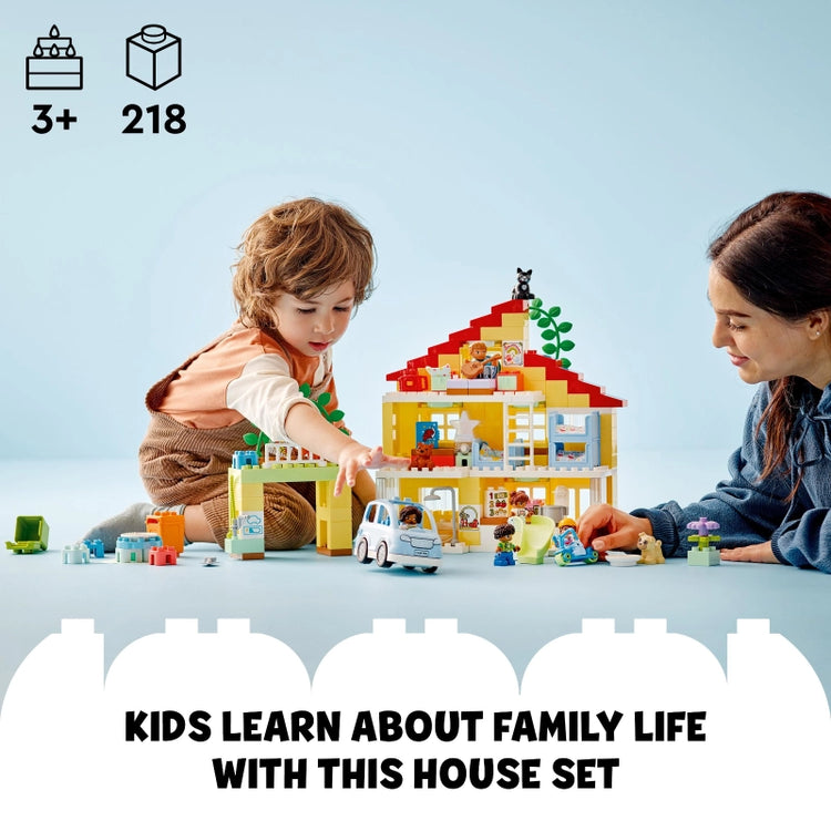 3in1 Family House - 218 Pcs