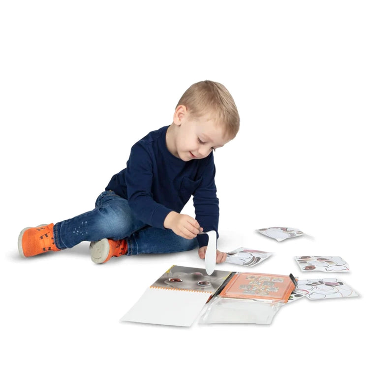 Make-A-Face- Safari Reusable Sticker Pad