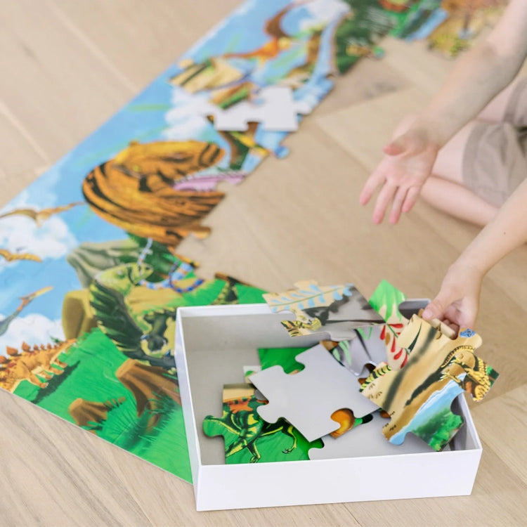 Land of Dinosaurs Floor Puzzle-48 Pieces
