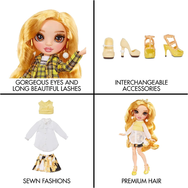 Rainbow High Series 3 Sheryl Meyer Fashion Doll- Marigold (Yellow)