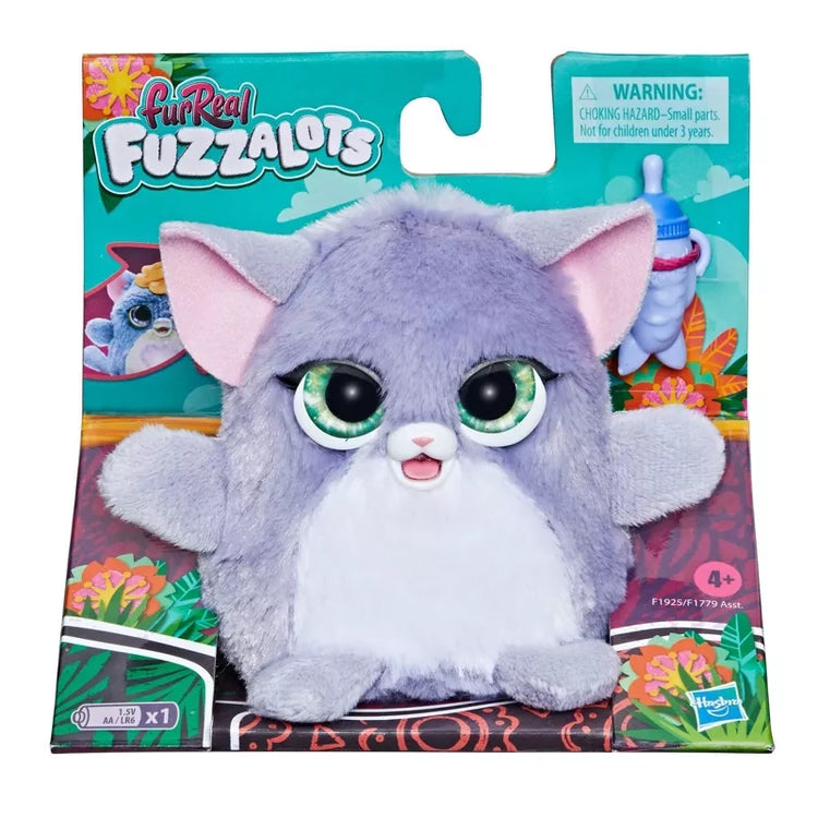 FurReal Fuzzalots Color-Change Interactive Feeding Toy- Kitty