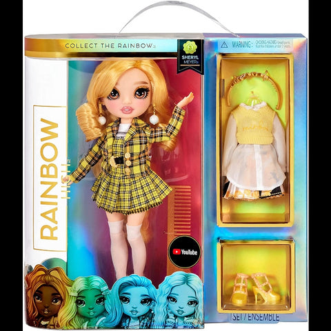 Rainbow High Series 3 Sheryl Meyer Fashion Doll- Marigold (Yellow)