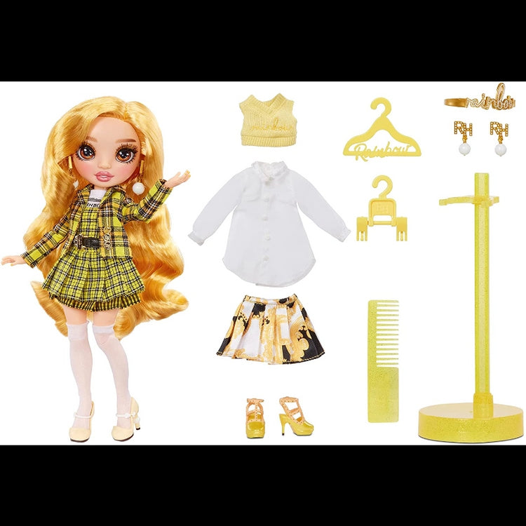 Rainbow High Series 3 Sheryl Meyer Fashion Doll- Marigold (Yellow)