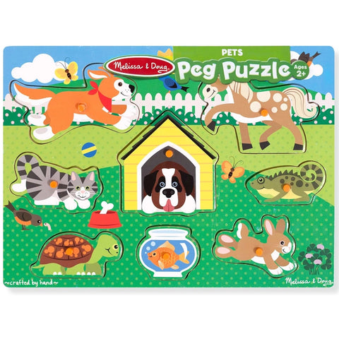 Pets Peg Puzzle- 8 Pieces