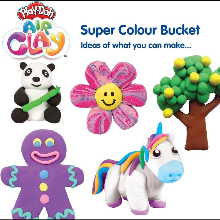 Play-Doh Air Clay Super Color Bucket
