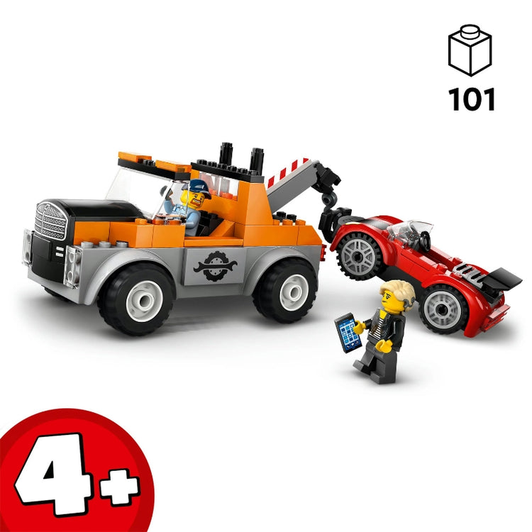 Tow Truck and Sports Car Repair- 101 Pcs