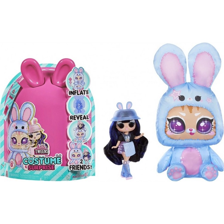 L.O.L. Surprise Tweens Costume Surprise Aya Cherry Fashion Doll with Inflatable Bunny Costume